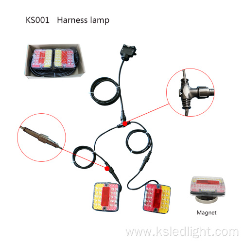 Rear reverse stop light indicator truck trailer lighting